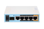 MikroTik hAP ac | WiFi Router | RB962UiGS-5HacT2HnT, Dual Band, 5x RJ45 1000Mb/s, 1x SFP, 1x PoE MikroTik hAP ac | WiFi Router | RB962UiGS-5HacT2HnT, Dual Band, 5x RJ45 1000Mb/s, 1x SFP, 1x PoE