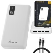 Extralink EPB-098W 10000mAh White | Powerbank | Power bank, USB-C Extralink EPB-098W 10000mAh White | Powerbank | Power bank, USB-C